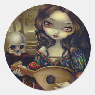 "I Vampiri: Il Liuto" Sticker Runt Klistermärke