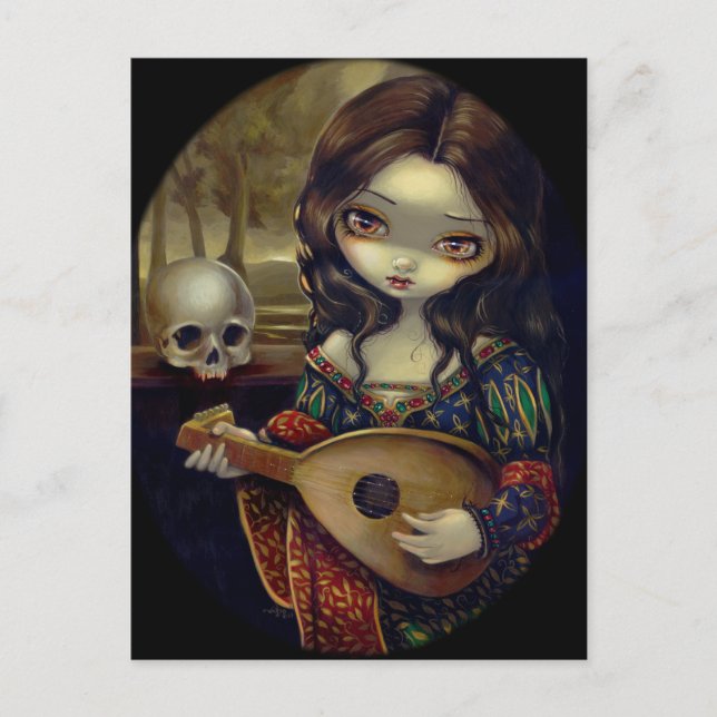 "I Vampiri: Il Liuto" vykort (Framsida)