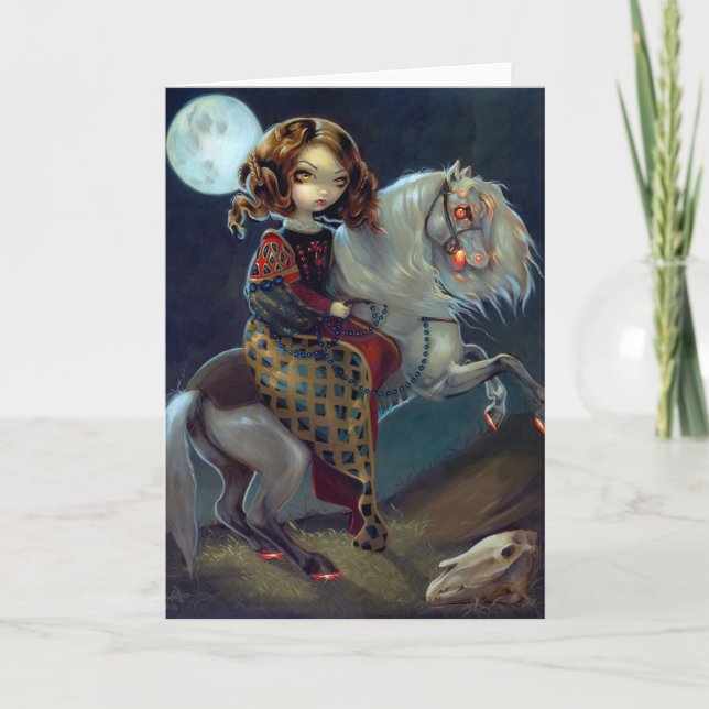 "I Vampiri: Notte a Cavalla"-hälsningskort Kort (Framsida)