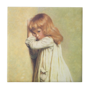 I vanära av Charles Burton Barber, Vintage Art Kakelplatta