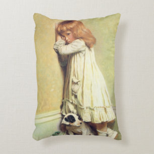 I vanära av Charles Burton Barber, Vintage Art Prydnadskudde