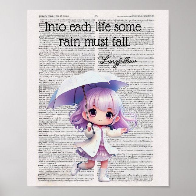 I varje liv måste en del regn falla. poster (Framsidan)