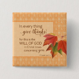 I varje Sak Ge tack - 1 tack. 5:18 Knapp