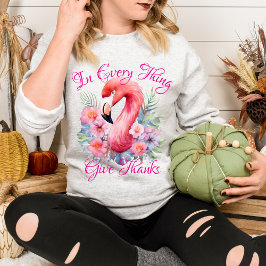 I varje Sak Ge tackar jag den tropiska Rosan Flami T Shirt