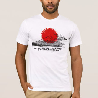 "I varje skugga väntar en ny berättelse  T Shirt