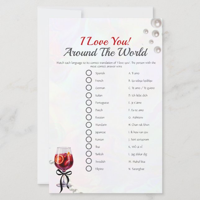 I värld runt Möhippa-spel i kärlek (Framsida)