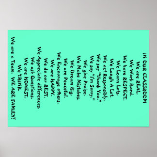 I vårt klassrum poster