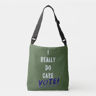 I Verkligen Do Care - Vote Melania Anti-Trump Axelväska
