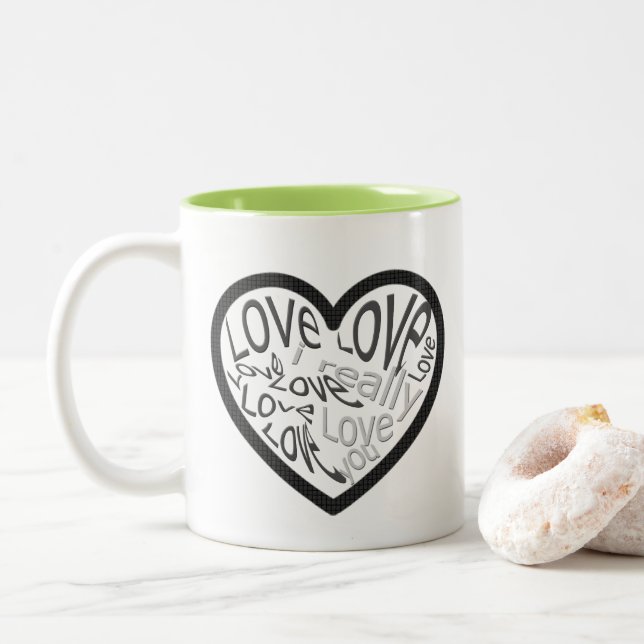 I VERKLIGEN DU Grönt Tea Mamma Mugg (Med munk)