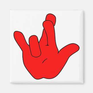 I Verkligen Kärlek: ASL ©WhiteTigerLLC.com Magnet