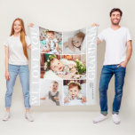 I/Vi Kärlek You Grandma 8-Photo Collage Anpassning Fleecefilt<br><div class="desc">Personligens fototäckfilt är ett hjärtskärt sätt att visa kärlek och uppskattning för mormor. Med en lodrät-layout med "We Kärlek You Grandma" som visas elegant längs sidan, rymmer den här designen omhuldade foton från många och skapar en mysigt fullt av värdefulla minnen. Perfekt för att fira Mor dag, födelsedagar, jul eller...</div>