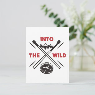 I Vild Äventyr Wilderness Survival Julkort