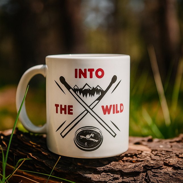 I Vild Äventyr Wilderness Survival Kaffemugg (Skapare uppladdad)