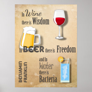 I vin finns det vishet poster