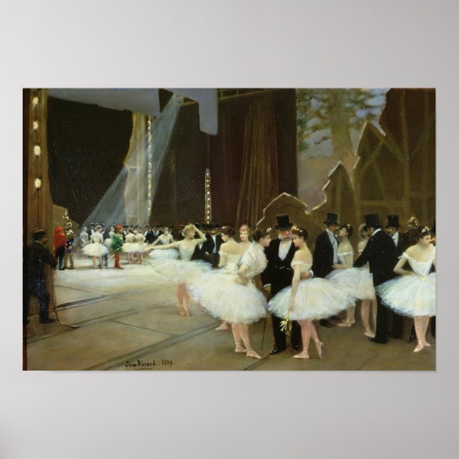 I Vingar vid operahuset 1889 Poster (Framsidan)