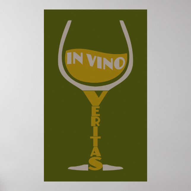 I Vino Veritas-anpassningsbarna poster (Framsidan)