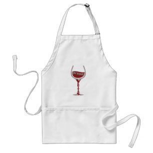 I Vino Veritas apron - välj stil & färg Förkläde