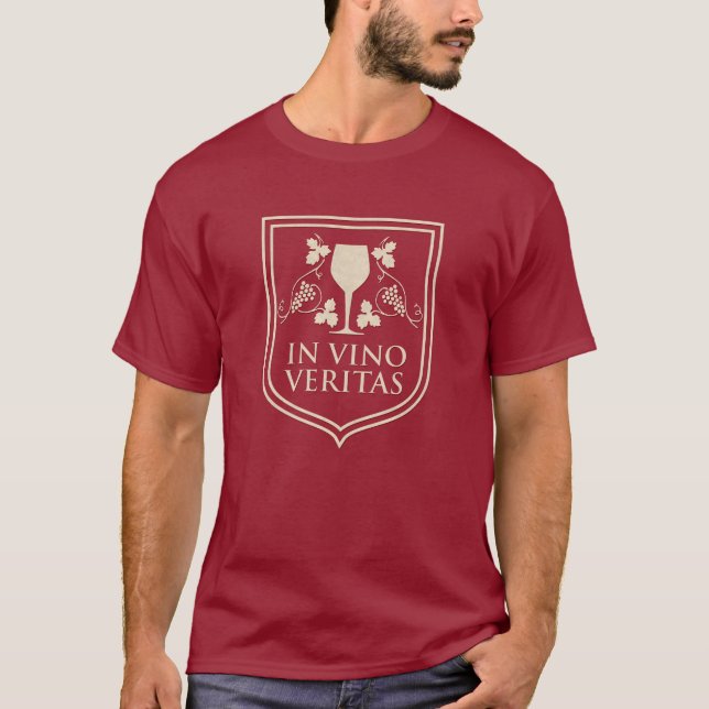 I Vino Veritas T-shirt (Framsida)