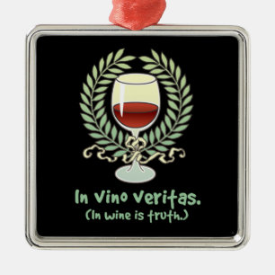 I Vino Veritas Vin ornament