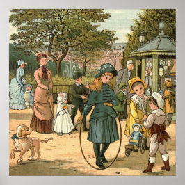 I Vintagen Park Illustration Poster