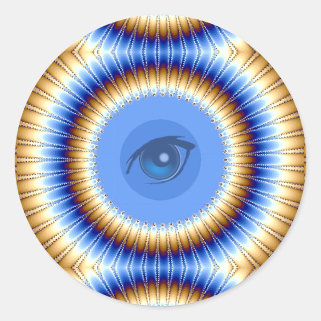 I Vision_ Runt Klistermärke (Framsida)