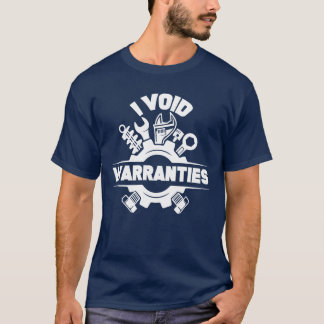I Void Warres Mechanic Quad Racer Muscle Car boy T Shirt