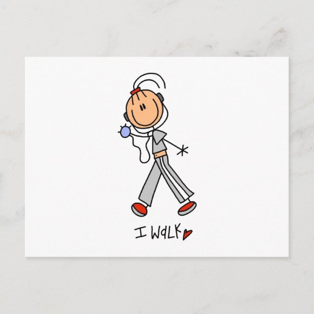 I Walk Vykort (Framsida)