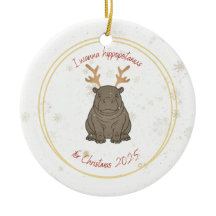 I Wanna Hippopotamus Reindeer for Christmas 2025 