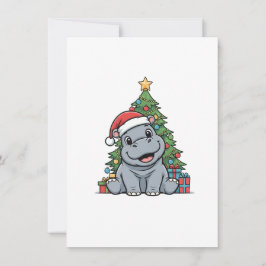 I want a Hippo - Greeting Card Julkort
