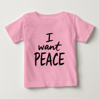 "I Want Peace"-design T Shirt