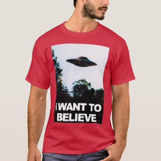 I Want To Believe Alien Ufo Ovni Hunter T Shirt