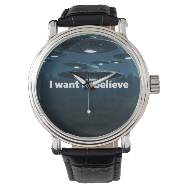 I want to believe armbandsur (Framsida)