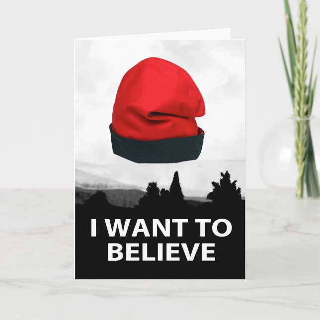 I want to believe - Barretina Kort (Framsida)