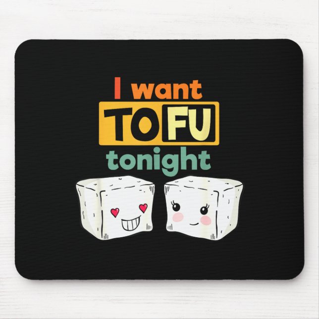 I Want Tofu Tonight, Funny Vegan  Musmatta (Framsidan)