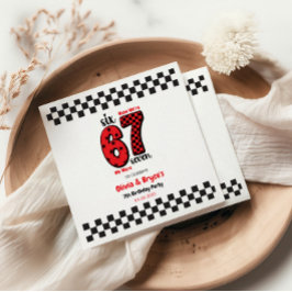 I Was 6, Now I’m 7 – Twin 7th Birthday for Kids Pappersservett