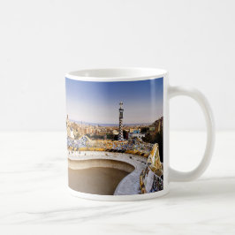 I was in Barcelona: Anoni Gaudi's Park Güell Kaffemugg