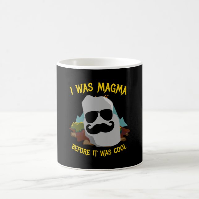 I Was Magma Volcano Geologist Kaffemugg (Center)