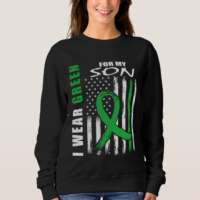 I Wear Green For My Son Kidney Disease Awareness F T Shirt (Framsida)
