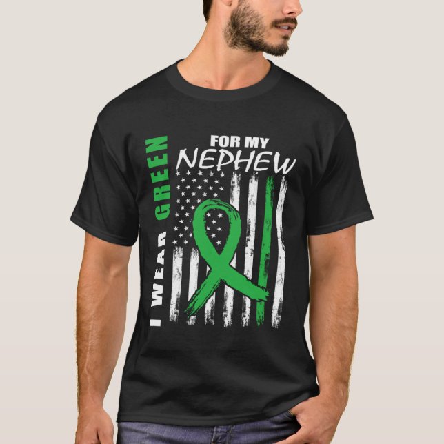I Wear Green For Nephew Kidney Disease Awareness F T Shirt (Framsida)