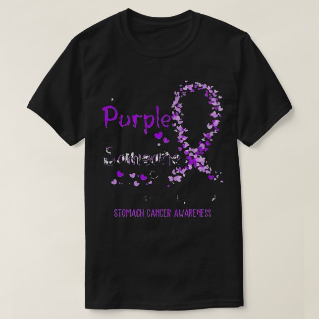I Wear Purple For Someone I Miss Every Single Day  T Shirt (Design framsida)