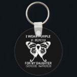 I Wear Purple In Memory For My Daughter Overdose A Nyckelring<br><div class="desc">I Wear Purple In Memory For My Daughter Overdose Awareness 3</div>