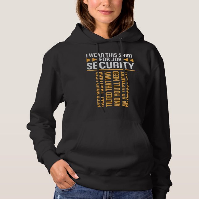 i wear this  for job security chiropractic  3 t shirt (Framsida)
