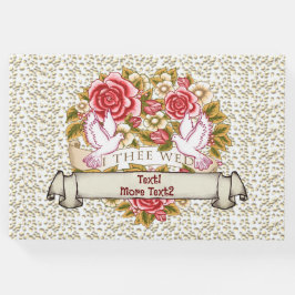 I Wed Bröllop Guest Bok