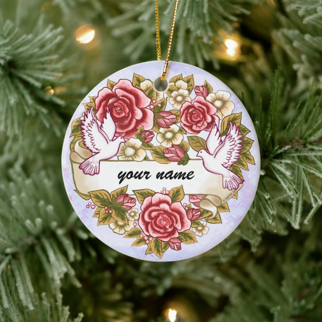 I Wed bröllop ornament (Träd)