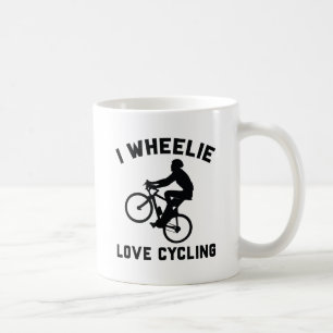 I Wheelie Kärlek Cycling Kaffemugg
