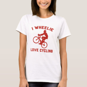 I Wheelie Kärlek Cycling T Shirt