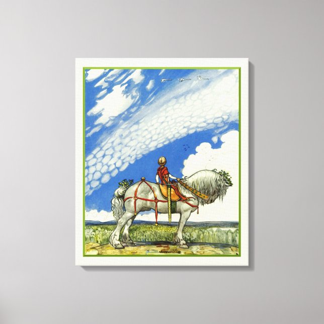 I Wide World John Bauer Canvastryck (Framsida)