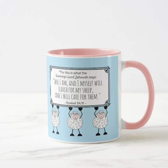 "I Will Care for My Sheep"  Mugg (Höger)