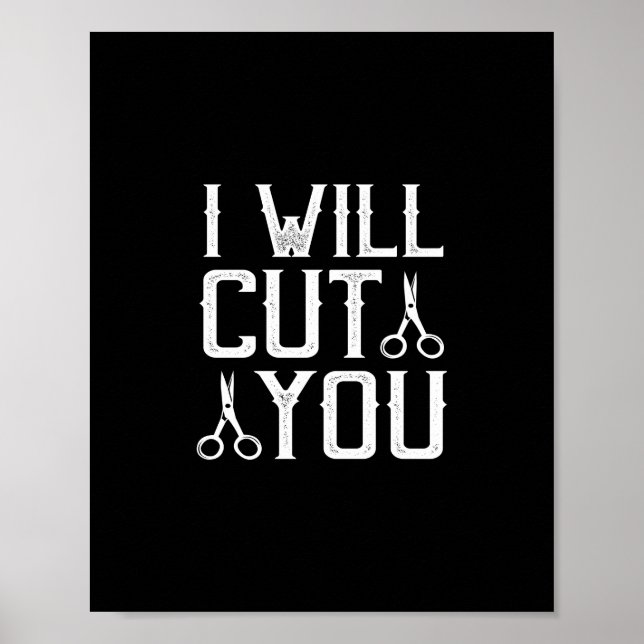 i will cut you poster (Framsidan)