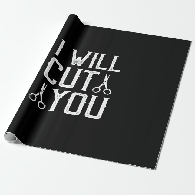 i will cut you presentpapper (Utrullad)